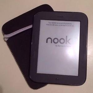 Nook Simple Touch eBook Reader 2GB Wi Fi with Black Neoprene Case