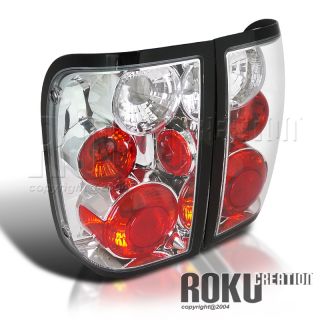 01 03 Ford Ranger Pickup Truck Euro Chrome Tail Lights