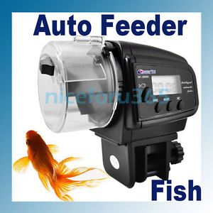 Automatic Auto Aquarium Fish Tank Food Feeder Timer LCD
