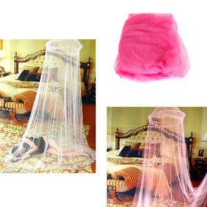 Elegant Round Bed Canopy Netting Curtain Dome Insect Mosquito Net Outdoor 2color