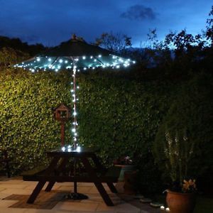 Solar Outdoor Garden Party Christmas 200 White LED Fairy Light String Decor 20M