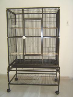 Large New Bird Cage Parrot Cages Cockatiel 32"x20"X53"