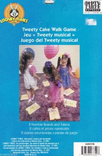 Vintage Looney Tunes Tweety Bird Cake Walk Game Birthday Party Supplies