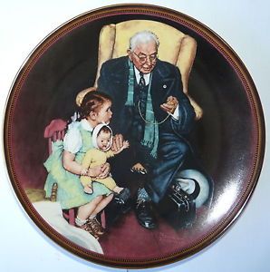 Norman Rockwell Young Love Plate