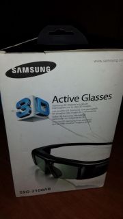 Samsung SSG 2100 AB 3D Active Glasses in Mint Condition