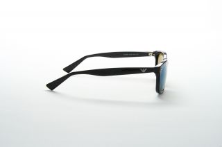 New Emporio Armani ea 9859 s 807 3U Black Men Women Plastic Sunglasses