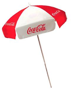 Coca Cola Coke Soda Script Logo Vinyl Outdoor Patio Table Umbrella Heavy Duty