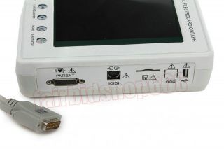 7 inch Color LCD Portable Digital 3 Channel Electrocardiograph ECG Machine EKG