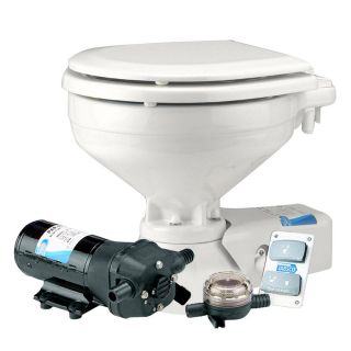 Jabsco Regular Electric Toilet w Raw Water Intake Supply Pump Marine Plumbing