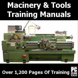 Metal Lathe Machinery Power Tools Training Course DVD Books Mini Carpentry