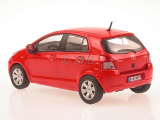 Toyota Yaris Red Diecast Model Car Cararama 1 43