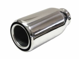 2" Double Wall Layer Open Edge Stainless Exhaust Tip