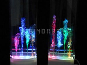 LED Dancing Water Show Music Fountain Light Mini Speaker Sound Box for Laptop PC