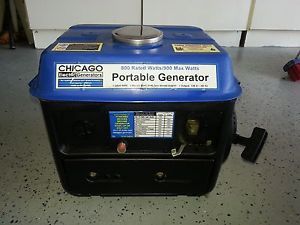 900 Watts Chicago Portable Generator 63cc