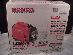 Honda EU2000I 2000 Watt Portable Generator New