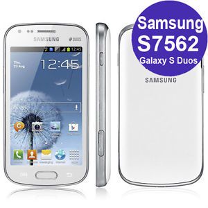 Samsung Galaxy s Duos GT S7562 4GB White 1GHz Unlocked Android Smartphone