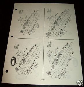 Lew's Fishing Reel Parts Sheets Schematics on PopScreen
