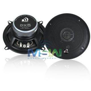 New Massive Audio® DX5 5 25" 2 Way Car Audio Coaxial Speakers Pair DX 5 1 4 623169620966