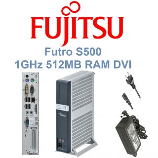 Fujitsu Futro S500 Thin Client Mini PC CPU 1GHz 512MB RAM TCS D2703 Top Zustand