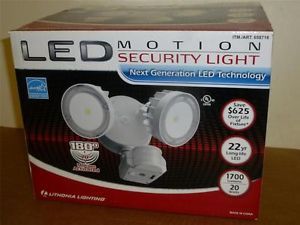 New LED Motion Security Light 1700 Lumens 180° Lithonia Lighting OFLLED12