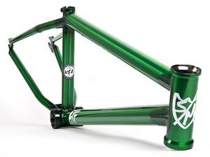 S M Bikes 24 inch Cruiser ATF Frame Trans Green 24" Dirtbike Holmes BMX Bike