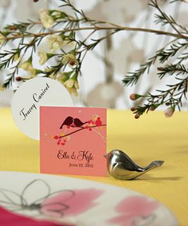 8 Love Birds Wedding Table Number Sign Holder Reception Place Card