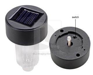 5 Pcs Outdoor Solar Powered Panel LED Spot Light Landscape Garden Path Lawn Lamp