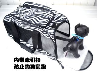 Pet Dog Carrier Travel Bag Crate Cat Tote Cage Folding Kennel Mesh Carrier Bag