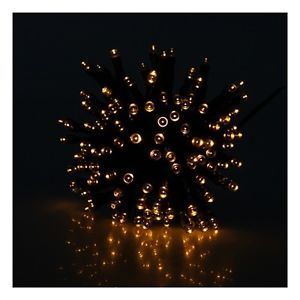New 50 LED Yellow Solar Powered String Fairy Lights Christmas Party Garden Light