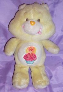 13" Vintage 1983 Birthday Bear" Plush Care Bears by Kenner Excellent Condition
