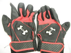 Under Armour Clean Up II Youth Batting Gloves Red