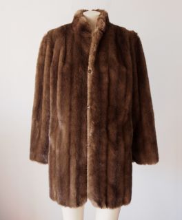 Vintage Boho 'Majestic Superior' Faux Fur Coat Jacket
