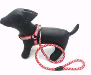 1 5 120cm 47" Colorful Pet Dog Collar Leash Chest Harness Strap