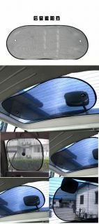 2 Pcs Car Window Shade Screen Sunshade Sun Shades Shield Cover Subtransparent