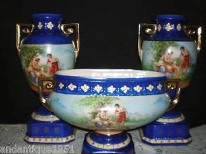 Erphila Art Pottery Czechoslovakia Vases Urns Czech