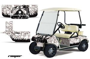 Club Car Golf Cart Parts Graphic Kit Wrap AMR Racing Decals Accessories Reaper W