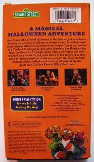 Sesame Street A Magical Halloween Adventure VHS Video on PopScreen