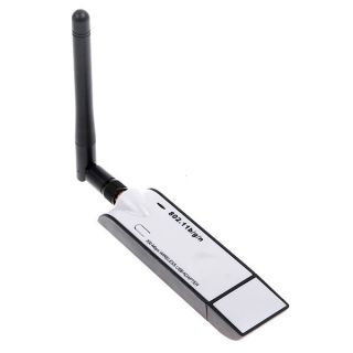 300M WiFi Mini USB Wireless Adapter Network LAN Card Detachable Antenna PC US