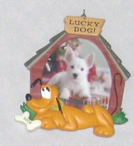 Hallmark Disney Pluto Dog House Picture Frame Magnet