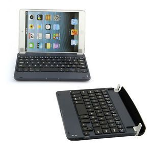 Navy Blue Slim Aluminum Wireless Bluetooth V3 0 Keyboard for Apple iPad Mini