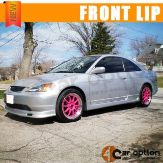 01 03 Honda Civic Mug Urethane Front Bumper Lip Spoiler