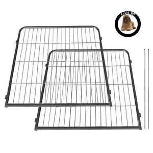 Heavy Duty 2 Piece Puppy Dog Play Pen Run Enclosure Welping Pen Expansion Pack