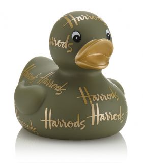 Harrods Gold Logo Rubber Duck Bath Toy BNIB 2013 Xmas Gift Teddy Bear Gift