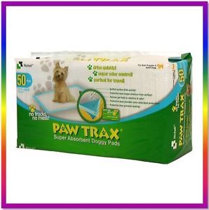 50 Richell Paw Trax Doggy Pads Potty Training Housebreaking Pet Dog Puppy R94542