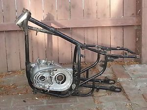 L K 1970 BSA A65T Thunderbolt Frame Engine Cases Matching 's Unit Twin