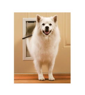 New Medium Pet Dog Cat Door Panel Patio Doggie Flap Up to 40lb Dogs