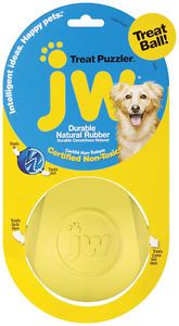 JW Pet Company Amaze A Ball Rubber Dog Treat Ball Medium 1 Toy