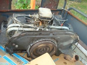 Complete V w Vanagon 1800cc 68 HP Air Cooled Engine 1975 Single Carb Runs