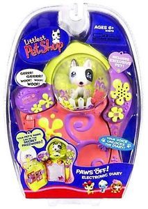 Littlest Pet Shop Paws Off Electronic Diary with Exclusive Bull Terrier Dog