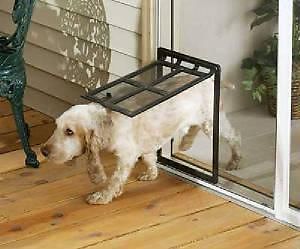 Large Two Way Dog Cat Pet Door for Patio Screen